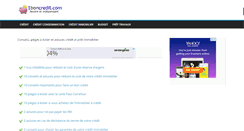 Desktop Screenshot of 1boncredit.com